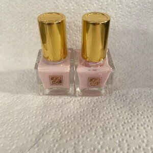Set of 2 Estee Lauder #62 Pure Color Nail Polish Rosy Pink~ 0.17oz-New w/out box